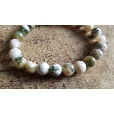 Bracelet Mala tibetain en pierre Reiki ---