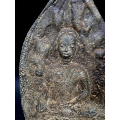 Statue bouddha thailandais: plaque votive de bouddha ---