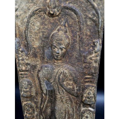 Statue bouddha thailandais: plaque votive de bouddha ---