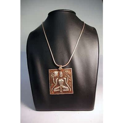 Pendentif indien en argent ---