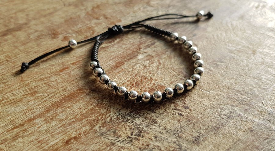 Bracelet Mala tibetain tressé porte bonheur