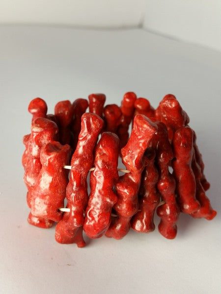 Bracelet tibétain en corail 