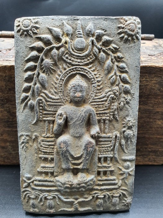 Plaque votive thailandaise XXème