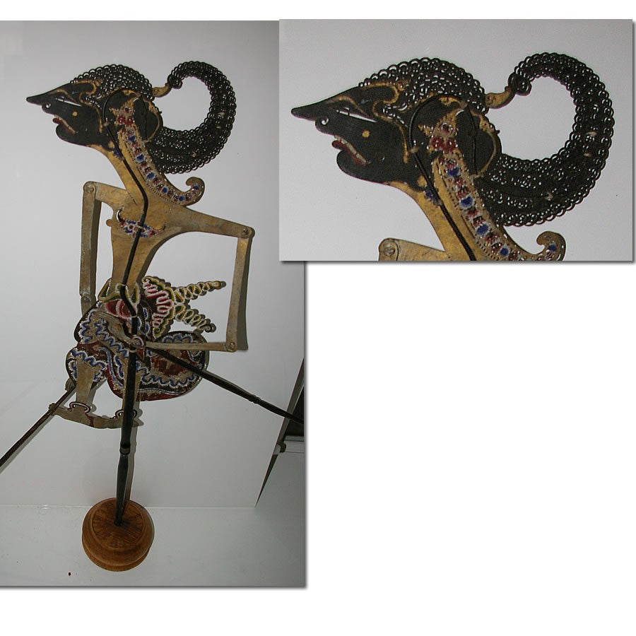 Marionnette du Wayang Purwa mil. XXème