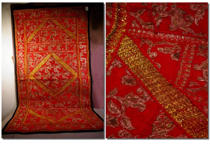 Rare ancien tissu indien