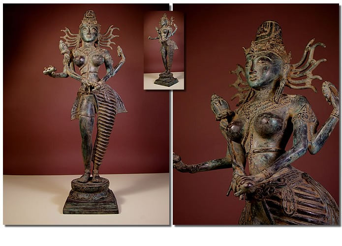 Déité Durga indienne XXème